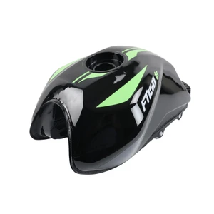 Tanque de Gasolina Marca RODA Color Negro y Verde Para Motocicleta Italika Ft 150 Ts (2023-2026)