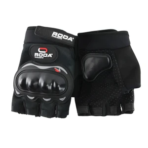 GUANTES RODA MEDIO DEDO NEGRO