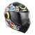 Casco Ghira Gh-Kids XS Negro Naranja Zoo Abatible Svs