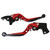 Manijas Freno/Embrague Alum Cnc Rojo C/Ext Bj Pulsar Ns 200