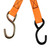 Sujeta Motos Set (Tie Downs) Naranja 1.42 Mts