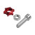 Tornillo Decorativo Estrella Placa Rojo Set