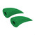 Cuerno Decorativo 60Mm Casco Verde (5 Pares)