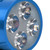 Faro Auxiliar 4 Leds C/Estrobo Azul 12V 4W