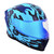 Casco Bkr Hawk Az Slime MicaAz Rep Trans Cerrado Svs Azul