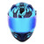 Casco Bkr Hawk Az Slime MicaAz Rep Trans Cerrado Svs Azul