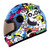 Casco Ghira Gh-Junior Azul Friends Cerrado Mica Humo