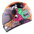 Casco Ghira Gh-Junior Naranja Monster Pals Cerr Mica Humo