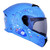 Casco Roda Booster Azul Game On Mica Humo Abatible Svs