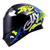 Casco Roda Course Negro Amarillo Bad Mica Humo Cerr Svs