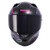 Casco Roda Course Negro Rosa Ghost Mica Humo Cerrado Svs