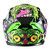Casco Roda Force Evo Negro Monster Mash Aba Mica Humo Svs