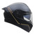 Casco Roda Force Negro Dorado Mate Abatible Svs
