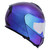 Casco Roda Revenge Pro Azul Galaxy Aba Mica Azul Svs