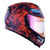 Casco Roda Revenge Pro Rojo Mt Bersek Aba Mica Roja Svs