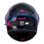 Casco Roda Rush Negro Rojo Switch Mica Humo Abatible Svs
