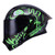 Casco Roda Rush Negro Verde Color Bones MicaHumo Aba Svs