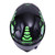 Casco Roda Rush Negro Verde Color Bones MicaHumo Aba Svs