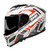 Casco Smk Agnar Blanco Tektron Gl163 Mica Humo Cerrado