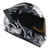 Casco Roda Drift Negro Chrome Cerrado Mica Humo Svs