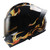 Casco Roda Drift Negro Fire Boost Cerrado Mica Humo Svs
