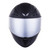 CASCO BKR SPARROW NEGRO MATE MICA PLATEADA CERRADO SVS