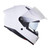 CASCO BKR SPARROW BLANCO MICA PLATEADA CERRADO SVS