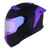 CASCO BKR FALCON NEGRO MATE MICA MORADA CERRADO SVS MORADO