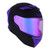 CASCO BKR FALCON NEGRO MATE MICA MORADA CERRADO SVS MORADO