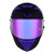 CASCO BKR FALCON NEGRO MATE MICA MORADA CERRADO SVS MORADO