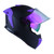 CASCO BKR FALCON NEGRO MATE MICA MORADA CERRADO SVS MORADO