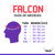 CASCO BKR FALCON BLANCO MICA AZUL CERRADO SVS AZUL