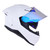 CASCO BKR FALCON BLANCO MICA AZUL CERRADO SVS AZUL
