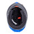CASCO RODA RUSH NEGRO MATE MICA AZUL ABATIBLE SVS