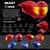 CASCO RODA BEAST AZUL MATE CERRADO MICA ESPEJO SVS