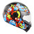 CASCO GHIRA GH-KIDS NEGRO NARANJA ZOO ABATIBLE SVS