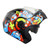 CASCO GHIRA GH-KIDS NEGRO NARANJA ZOO ABATIBLE SVS