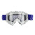 GOGGLE BLANCO PUNTOS NEGROS CON VISOR CLARO MOD ACTIVE RODA