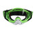 GOGGLE VERDE CON VISOR CLARO MODELO OFF ROAD RODA