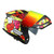 CASCO BKR FENIX ROJO MATE TURBO TUNES MICA ROJO ABATIBLE SVS