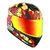 CASCO BKR FENIX ROJO MATE TURBO TUNES MICA ROJO ABATIBLE SVS