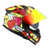 CASCO BKR FENIX ROJO MATE TURBO TUNES MICA ROJO ABATIBLE SVS