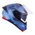 CASCO SMK TYPHOON AZUL MYSTIC GL551 CERRADO SVS