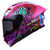 CASCO SMK STELLAR SPORT ROSA CHIMERA MICA HUMO CERRADO