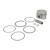 PISTON COMPLETO 0.25 (PERNO 13MM) SET ITALIKA 125 Z (16-22)