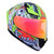 CASCO BKR RAVEN VERDE MATE ROCK ON MICA ROJA ABA SVS RJ