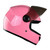 CASCO GHIRA GH-JUNIOR ROSA CERRADO MICA HUMO