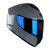 CASCO GHIRA GH-NOVA GRIS CERRADO MICA AZUL