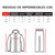IMPERMEABLE 2 PIEZAS NEGRO/ROJO SET