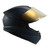 CASCO GHIRA GH-NOVA NEGRO ORO MATE CERRADO MICA DORADA